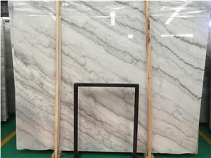 Guangxi White Marble Slab,China Carrara,Ivory Jade,Kwong Sal White