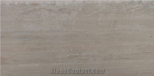 Travertine Classico Vein Cut Unfilled & Polished Slab