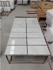 Bianco Carrara White Tiles & Mosaic for Bathroom Decoration Design Art