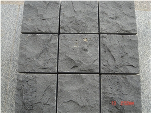 China Zhangpu Grey Basalt & Bluestone Tumbled Pavers and Cobbles