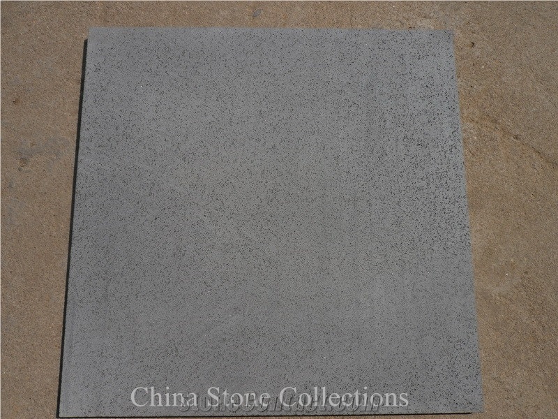 Chinese Zp Blue Stone Volcano Stone Tiles for Flooring/Paving/Cobbles