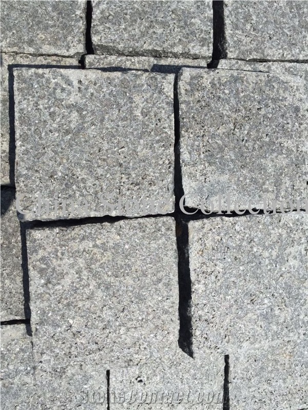 G684 Fuding Black Basalt Floor Paving/Cobbles/Cube/Mesh Backed Pavers