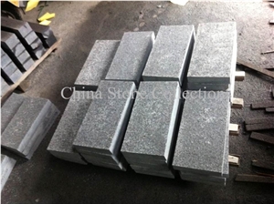G684 Fuding Black Basalt Pavers/Floor Paving Tiles/Mesh Backed Cobbles