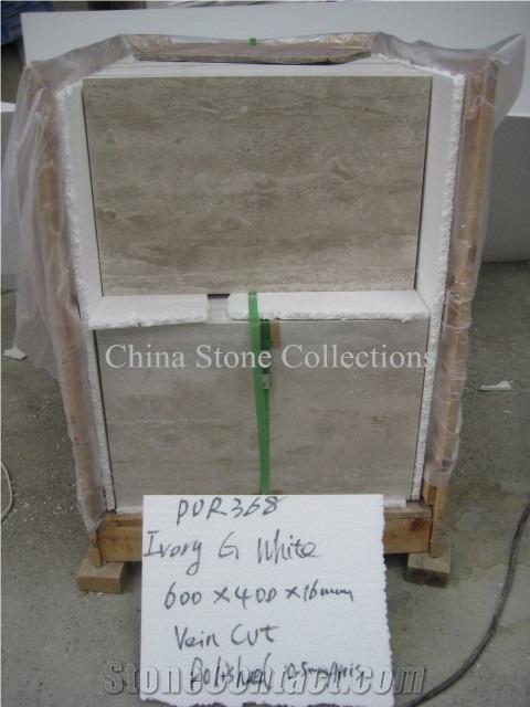 Ivory G Chinese Stunning Light Beige Limestone Flooring/Walling Tiles
