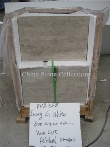 Ivory G Chinese Stunning Light Beige Limestone Flooring/Walling Tiles