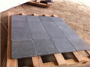 Zhangpu Grey Basalt Black Basalt Bluestone Tumbled Pavers & Cobbles