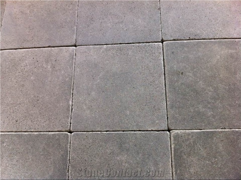 Zhangpu Grey Basalt Black Basalt Bluestone Tumbled Pavers & Cobbles