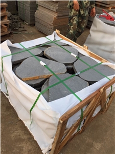 Zhangpu Grey Basalt Black Basalt Bluestone Tumbled Pavers & Cobbles