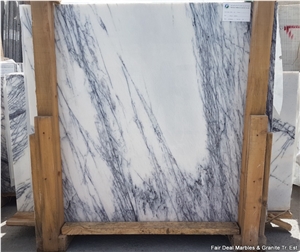 Lilac White 2cm Slabs & Tiles, Milas Lilac Marble Slabs