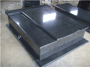 Black Beida Qing Chinese Granite Tombstone,Granite Monument
