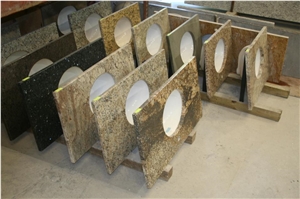 Prefabricated Granite Bathroom Vanity Top Prefabricated Granite Bathroom Vanity Top