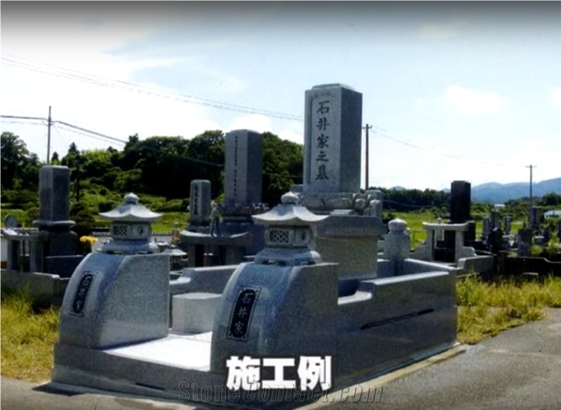 Shibayama Ishi Granite Monuments, Japanese Traditional Tombstone