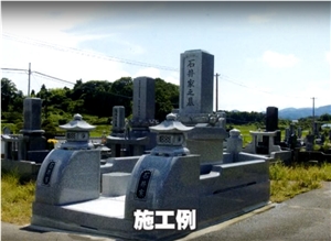 Shibayama Ishi Granite Monuments, Japanese Traditional Tombstone