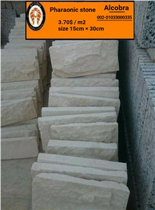 Pharaonic Natural Stone Mushroomed Cladding