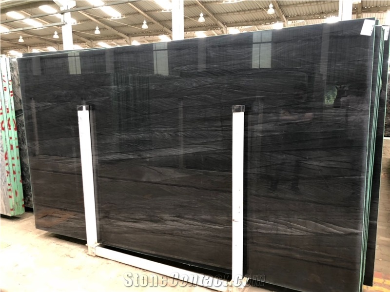 Brillant Black, Brilliant Black Quartzite Block