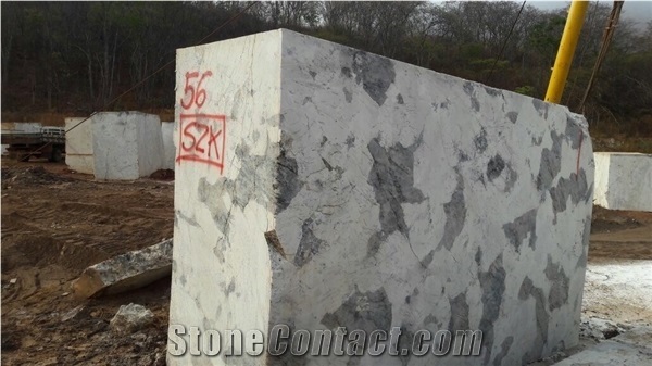 White Soul Exotic Granite Blocks