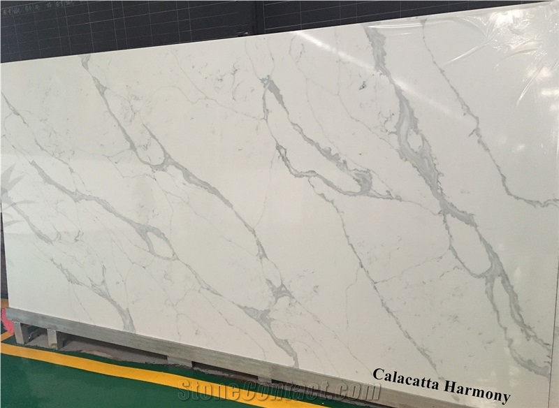 Calacatta Harmony Quartz Slabs