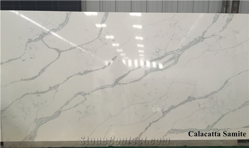 Calacatta Harmony Quartz Slabs