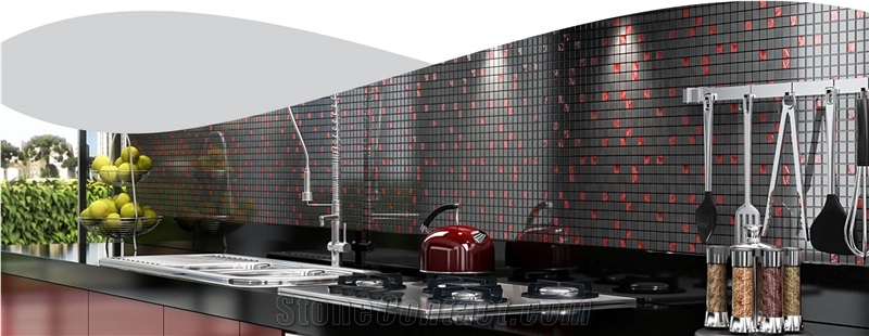 Purple Crystal Mosaic Code A091-W