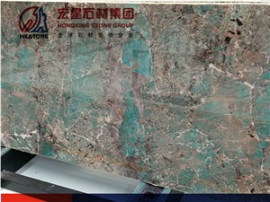 Brazil Natural Stone Amazonita Green Granite Slab Tiles for Wall Cover