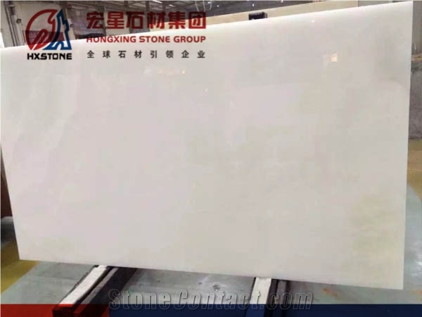 Iran Pure White Onyx Slabs&Tiles Polished Backlit for Wall&Floor