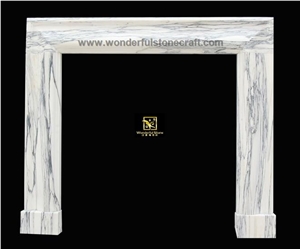 Fireplace Mantel Oriental Arabescato