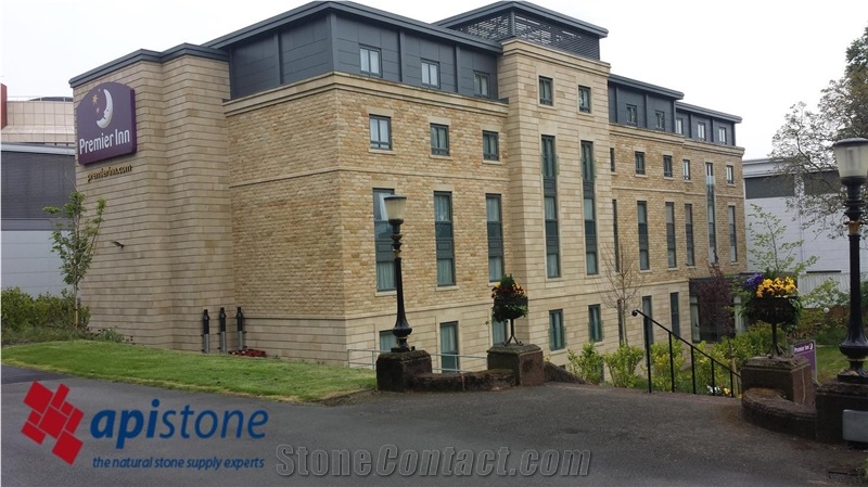Api Beige Sandstone Building Masonry Stones