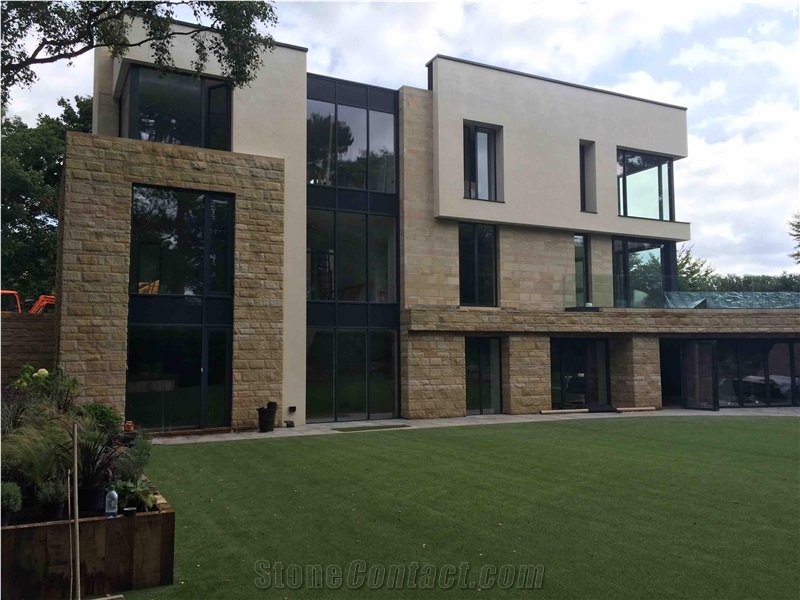 Api Beige Sandstone Building Masonry Stones