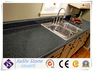 Modern Black Granite Countertop for Kitchen with 1200*600mm*3mm