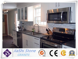 Modern Black Granite Countertop for Kitchen with 1200*600mm*3mm