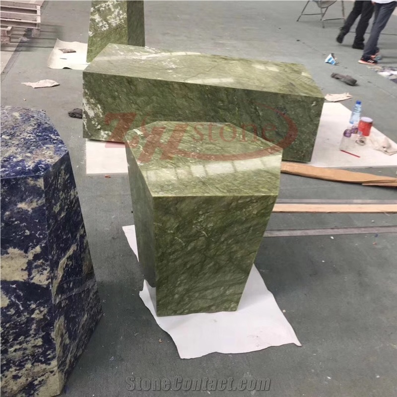 Azul Bahia Granite Furniture for Hermes Store