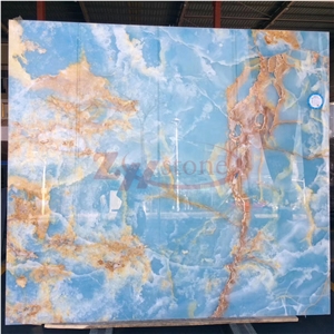 Blue Onyx Honeycomb Composite with Glass or Cheap Onyx