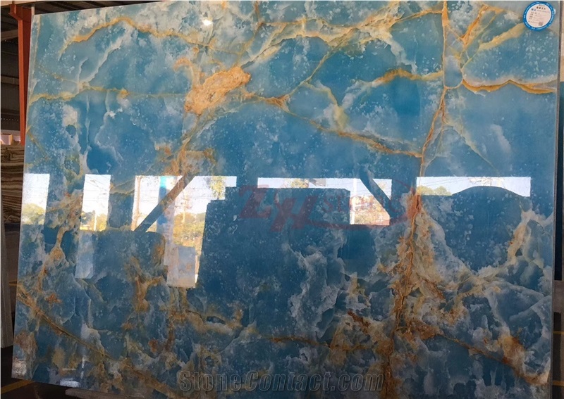 Blue Onyx Honeycomb Composite with Glass or Cheap Onyx