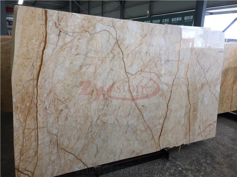 Elazig White Onyx White Onyx with Gold Veins for Background