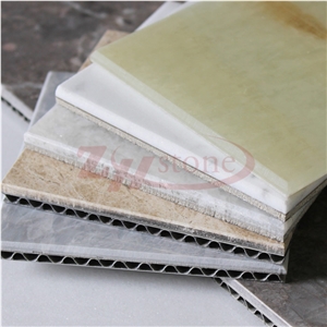 Fusion Brown Quartzite Slabs Composite Honeycomb for Feature Wall