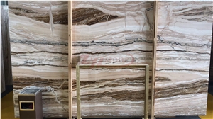 Jade Travertine Honey Traonyx Slabs for Floor Tile