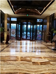 Jade Travertine Honey Traonyx Slabs for Floor Tile
