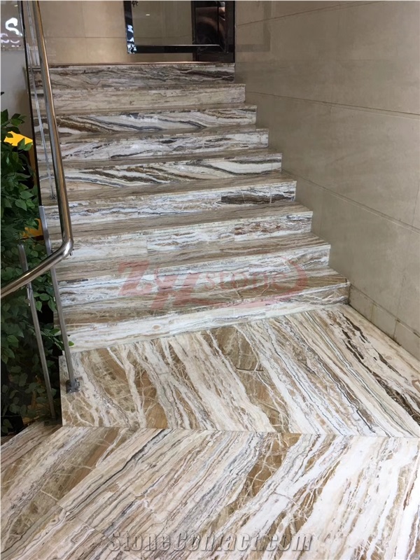 Jade Travertine Honey Traonyx Slabs for Floor Tile