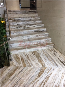 Jade Travertine Honey Traonyx Slabs for Floor Tile