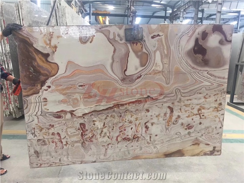 Luxury Stone Picasso Rainbow Quartzite for Countertop Vanity Top