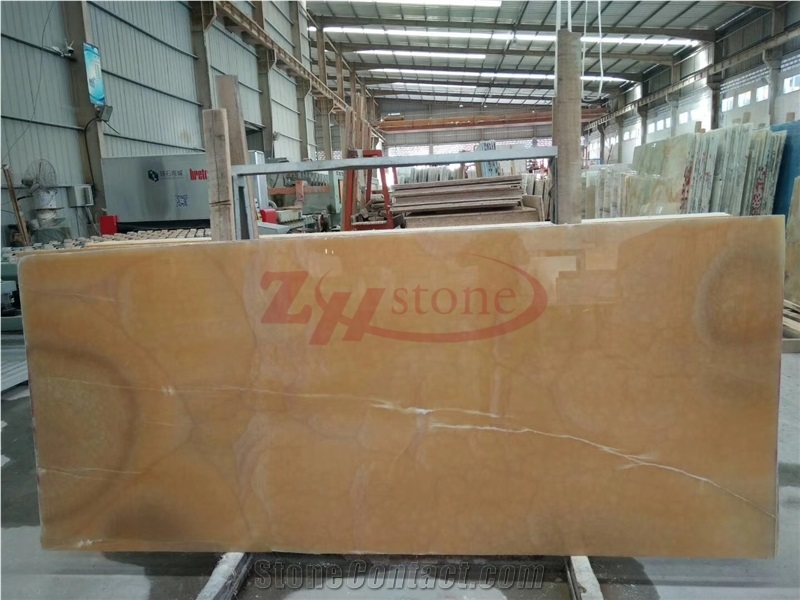 Orange Onyx Orange Bojnord Slabs Wall Tile