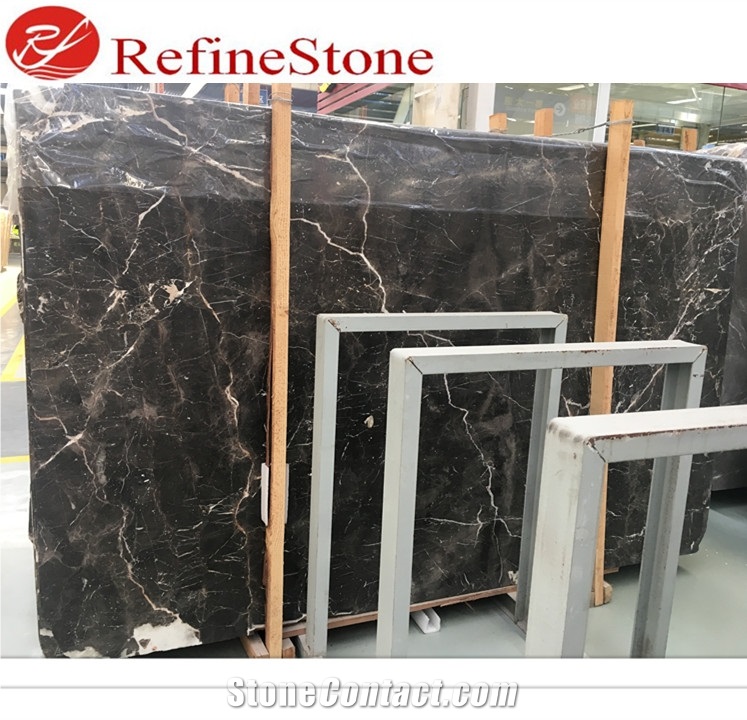 Lido Grey Marble With White Vein Slabs Tiles For Countertops