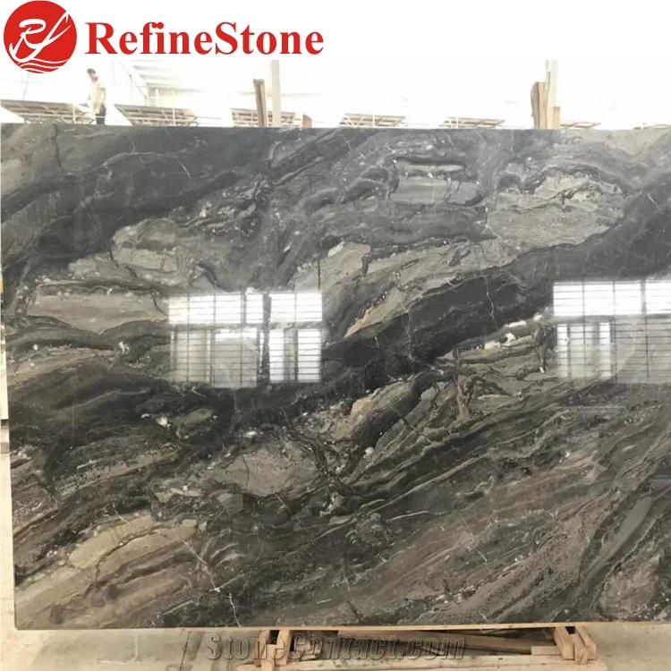 Luxury Venice Brown Marble Slab and Tile for Decoration