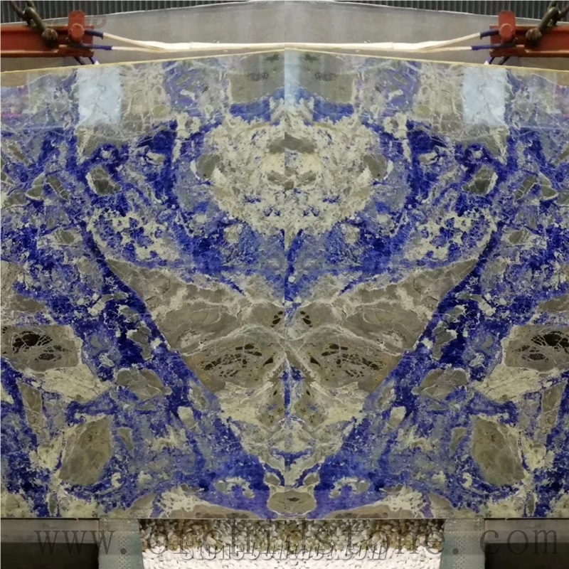 Sodalite Blue Granite Bookmatch Wall Cladding Tiles,Jumbo Slabs