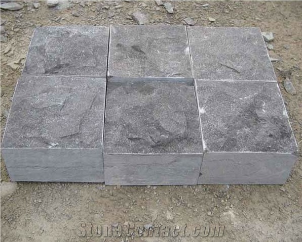 Chinese Blue Stone Paver Stone,Cobble Setts,Pavement, Shandong Blue Stone Pavers
