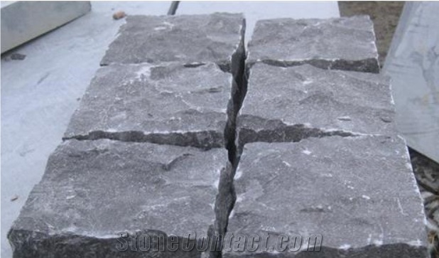 Chinese Blue Stone Paver Stone,Cobble Setts,Pavement, Shandong Blue Stone Pavers