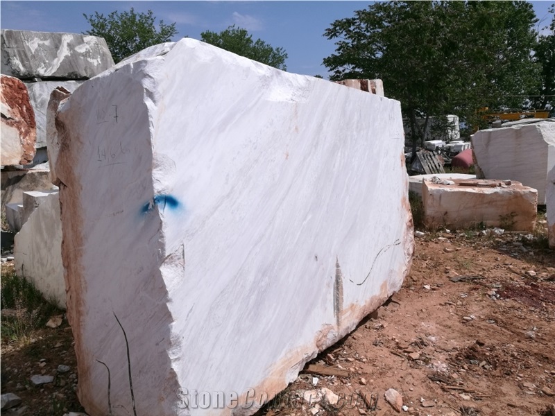 Volakas White Marble Blocks