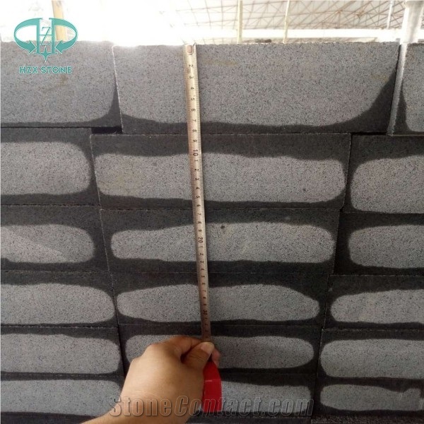 G654 Granite Smal and Big Grain Slabs Outdoor Project