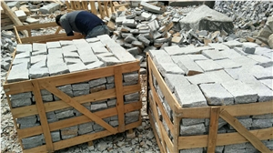 Granite Cobble Patio Pavers G603 Patio for Driveway Paving Stone