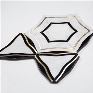 Marble Mosaic Medallion for Interior Wall